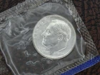 1961 Roosevelt Dime US Mint Original Cello 90% Silver BU Uncirculated Coin
