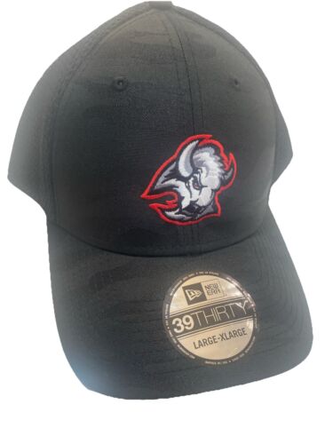 NWT 39THIRTY NEW ERA BUFFALO SABRES Goat Head 3rd Black Camo 3930Fitted HAT L-XL