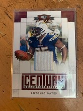 2009 Donruss Threads Century Collection Materials #1 Antonio Gates  /250