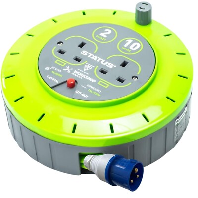 2 Gang Way 10M 13A Caravan Camping Netz Elektro Hook Up Verlängerungskabel