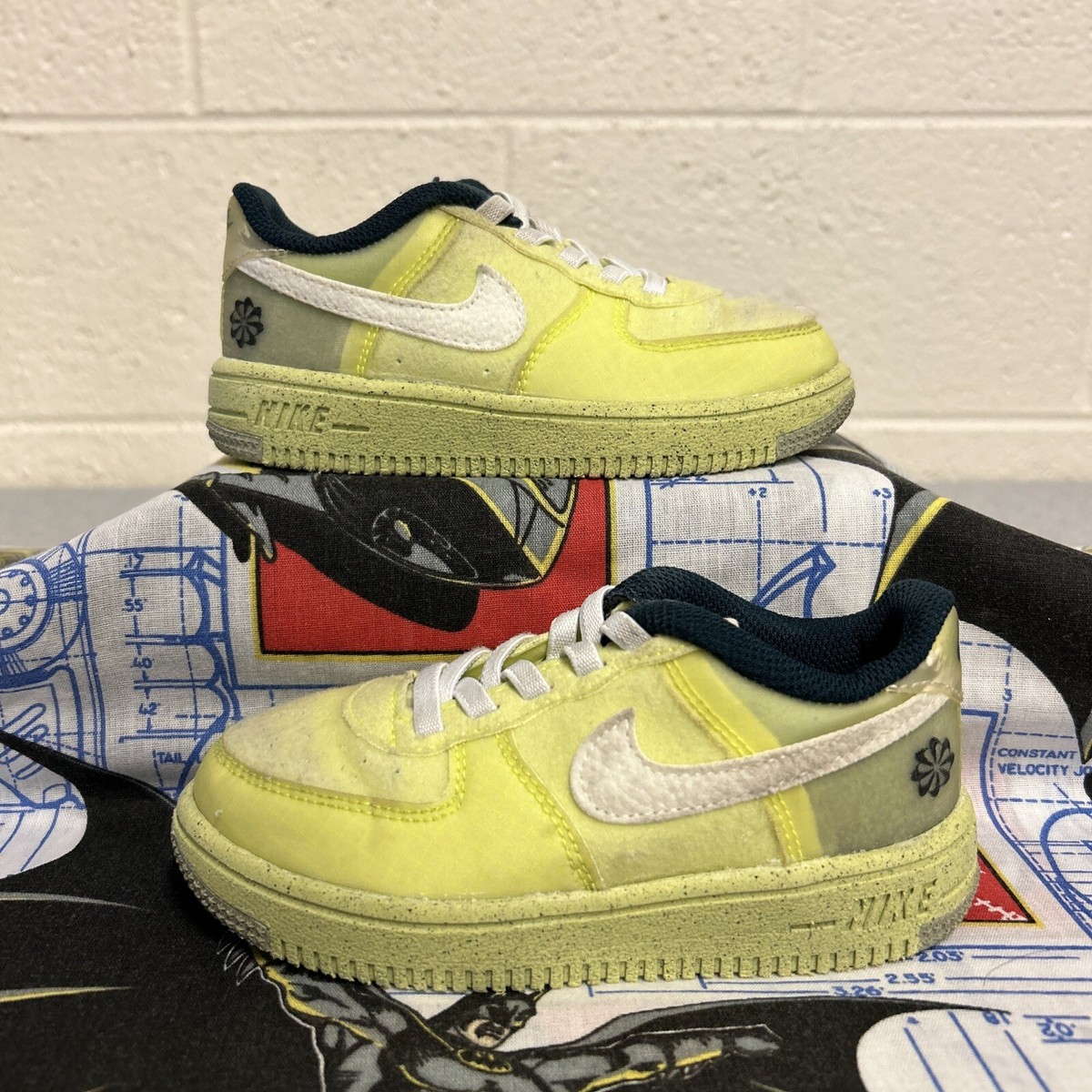 Nike Air Force 1 Crater LT Lemon Twist Sneaker Shoes DH4341-700