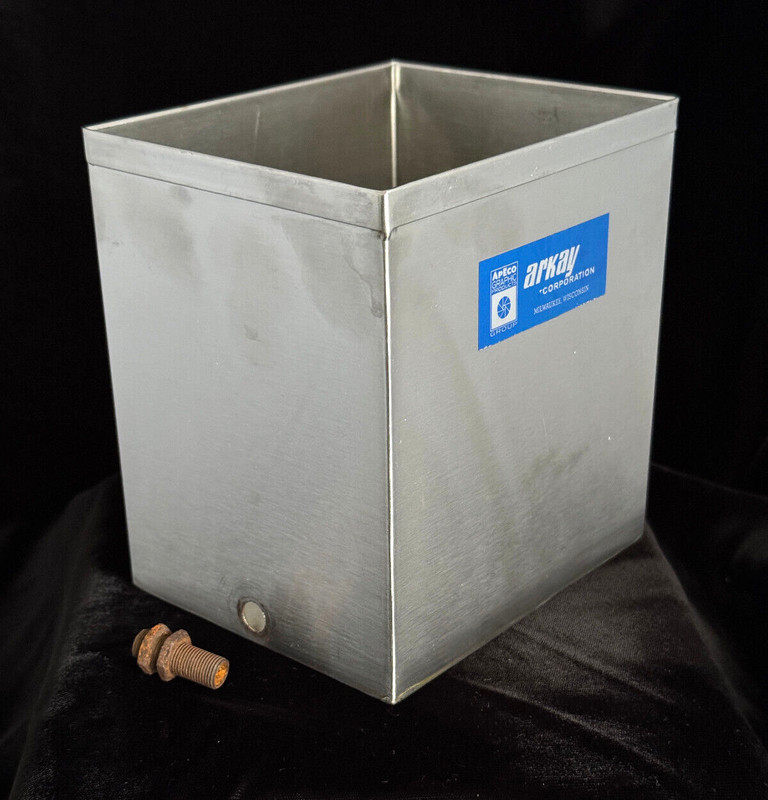 Vintage Arkay 4x5 PORTED processing tank for washing negatives