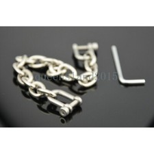 Bondage Chain Lockable to Wrist Hand Ankle Steel Cuffs Restraint Accessory Parts