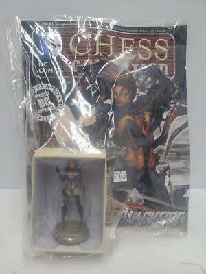 DC Comics CHESS Collection Magazine #91: BLACKFIRE Sealed Figure Black Pawn