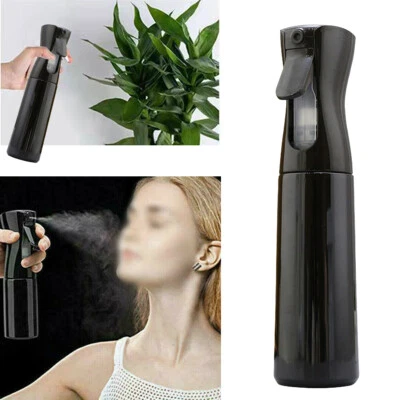 Continuous Mist Hair Spray Bottle Barber Water Sprayer Salon Plant Mister Tools