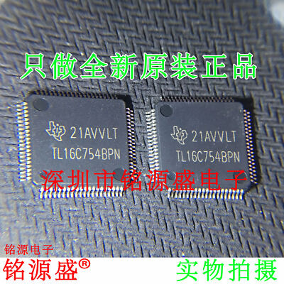 1Pcs TL16C754BPNR LQFP-80 UART Interface IC Quad UART With 64-Byte FIFO
