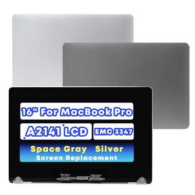 LCD Screen Display Assembly Space Gray for MacBook Pro 16'' A2141 2019 EMC 3347