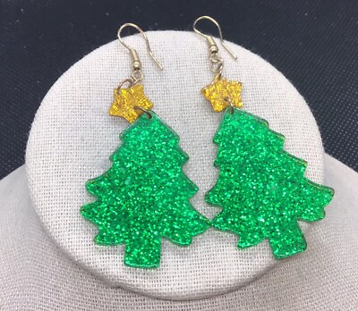 Vintage Christmas Holiday Costume Long Plastic Star Tree Drop