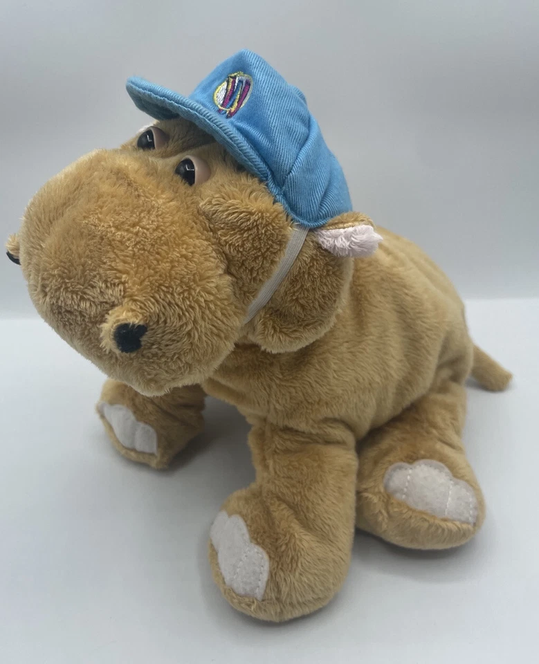 Ganz Webkinz Mud Hippo Soft Plush Stuffed Animal 9” with Webkinz Hat - Image 2 of 4