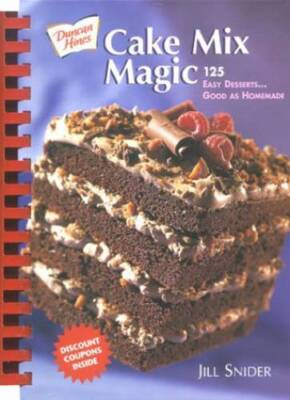 #ad Cake Mix Magic: 125 Easy Desserts Good As Homemade Plastic Comb GOOD $4.08