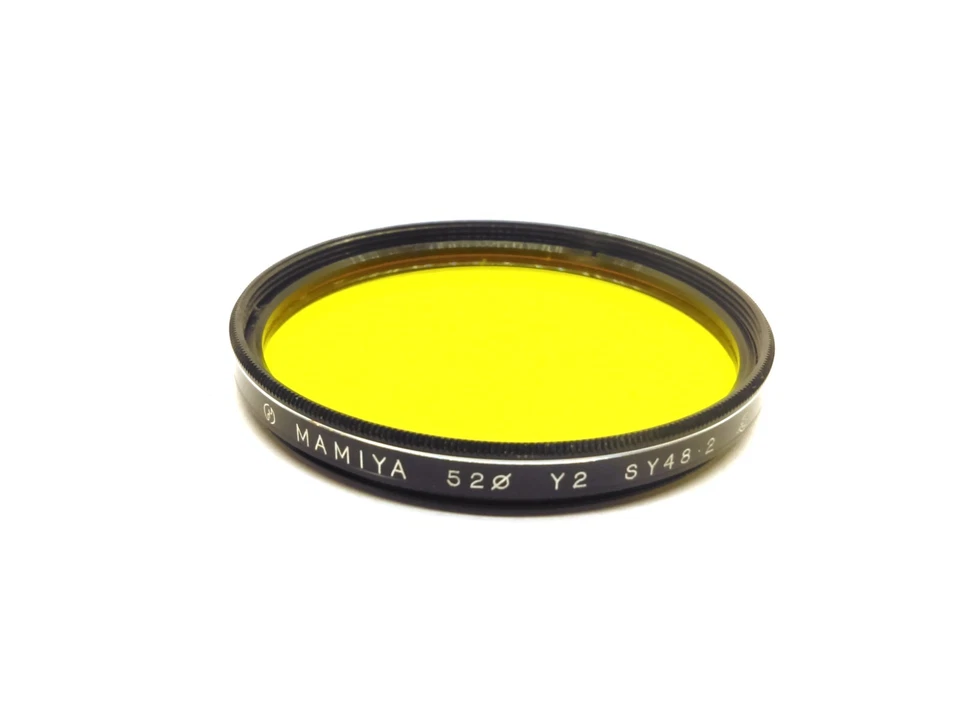 Vintage Mamiya Y2 Yellow 52mm Glass Filter - Image 1 of 1