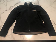 The North Face Jacket Womens Small Soft Shell Apex Zip Up Black Pockets