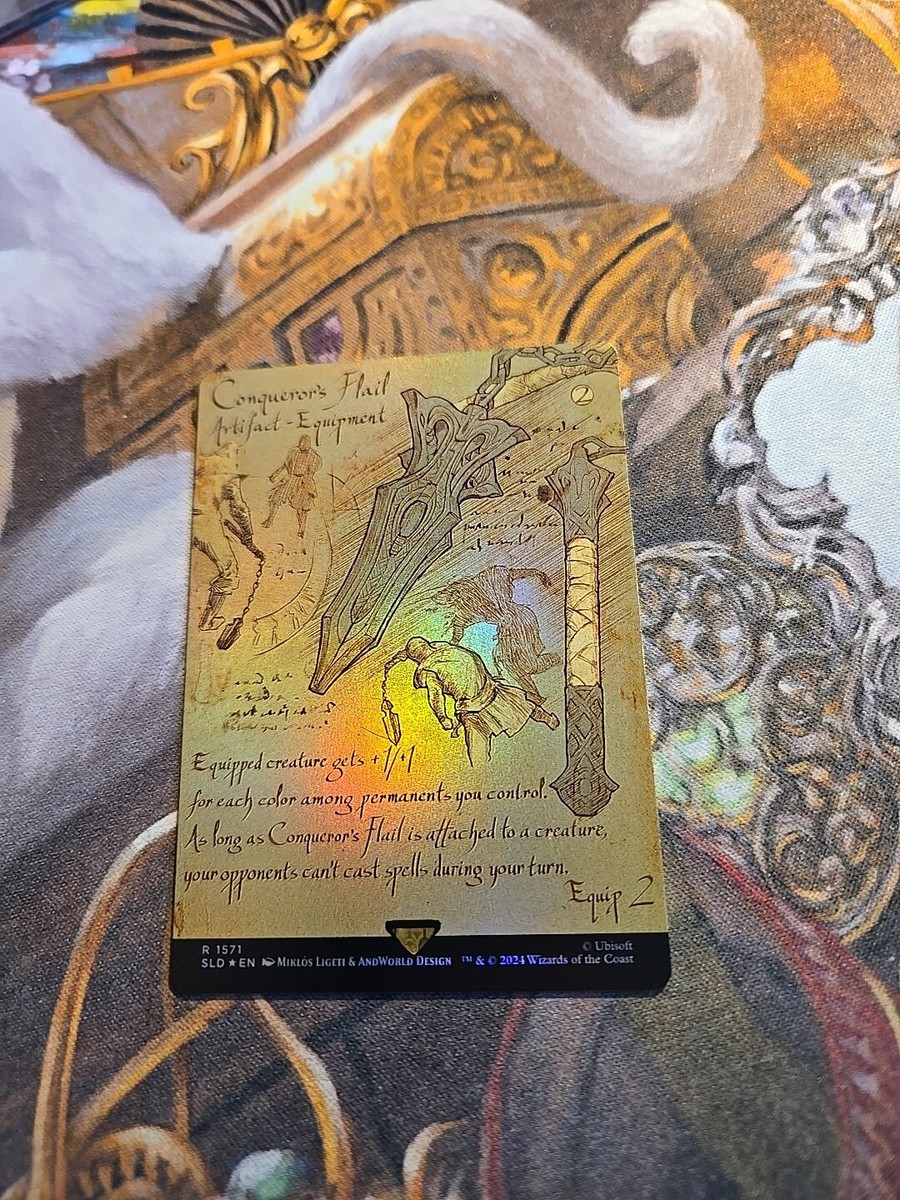 Conqueror's Flail Borderless Foil MTG Secret Lair - Pack