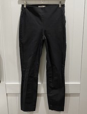 Everlane Women’s Dress Pants Black Side Zip Stretch Cotton Blend Pants Size 2