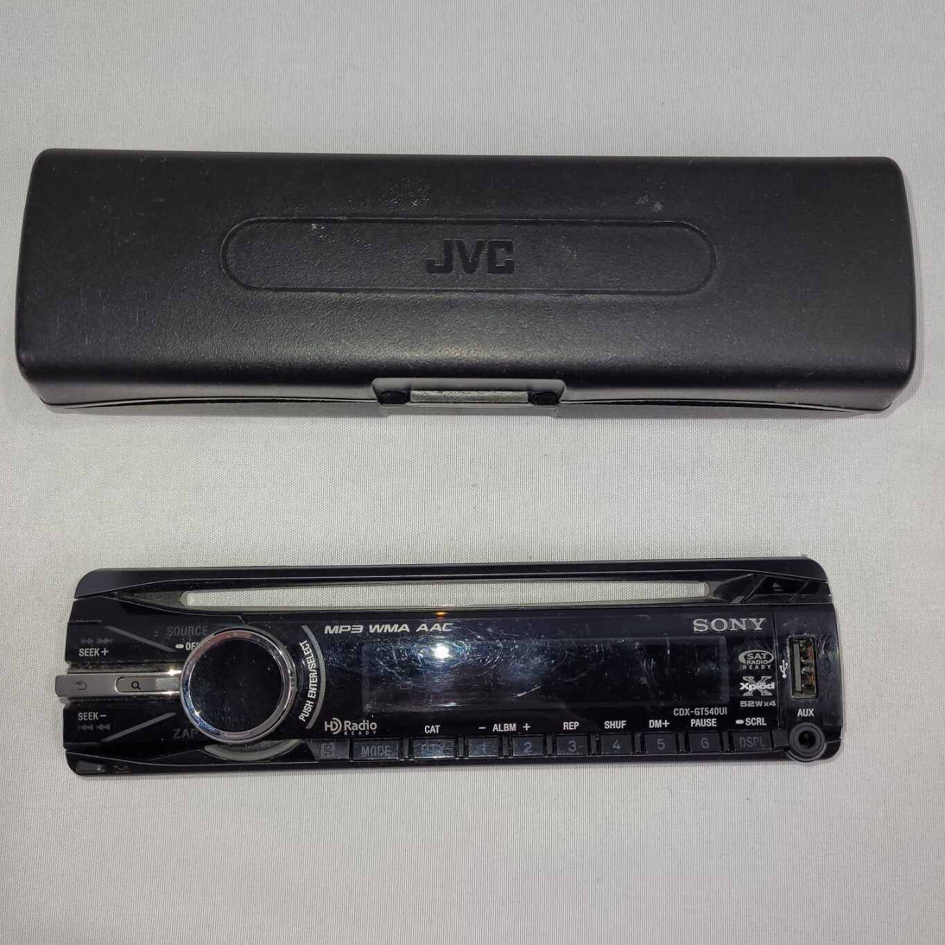 Sony CDXGT540UI Car Stereo Faceplate CD Player MP3 WMA UNTESTED PARTS