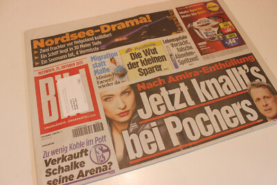 BILDzeitung 25.10.2023 Oktober Geburt Geburtstag Pocher Amira Oliver Nordsee