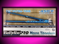 Babyliss Pro Nano Titanium Ultra Thin 1 1/2 Straightener Flat Iron Babnt3073t Babyliss Pro Nano Titanium Ultra Thin 1 1/2 Straightener Flat Iron Babnt3073t