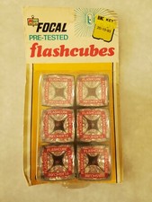 Kmart Focal Pre-tested Flash cubes Unopened 6 Cubes/24 Flashes