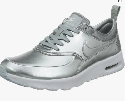 NIke Womens Air Max Thea Metalic PurePlatinum/SilverMetalic 819640-001 Sz 8