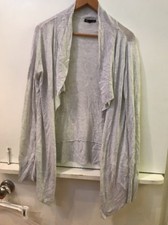 Gap Womens Open Front Cardigan Sweater Light Gray Size Large