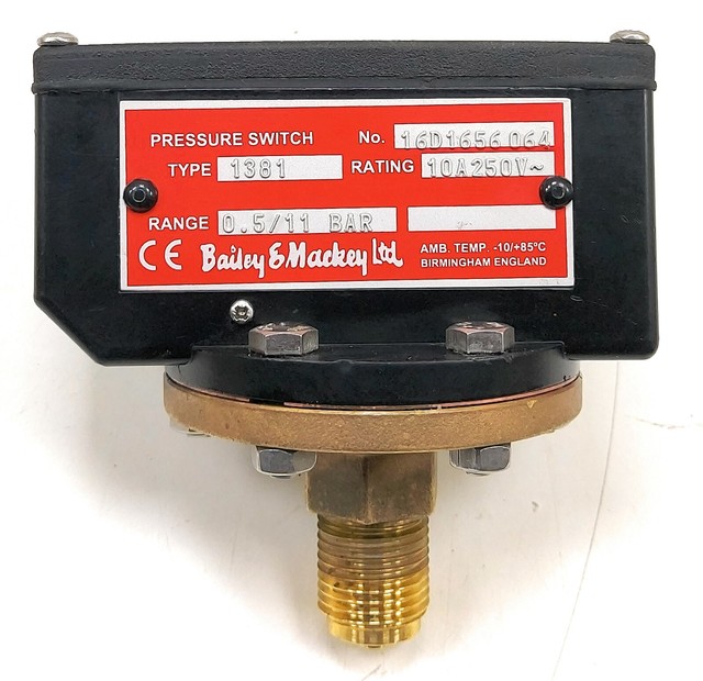 Bailey & Mackey 1381 Pressure Switch IP65 for sale online eBay