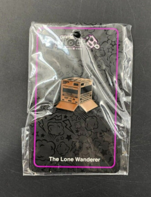Nerd Block Gamer Block The Lone Wanderer Cardboard Box Collectible Pin - NEW