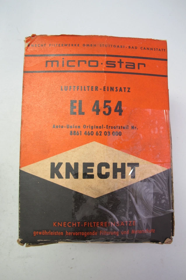 Filtro de aire Knecht EL454 para Porsche 912 1965-1967 Foto 3 de 3
