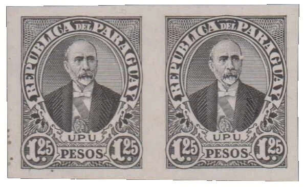 Estampillas de Prueba, ensayo paraguayos