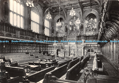 D051126 Palace of Westminster. House of Lords. Eneral Blick auf die Kammer aus dem N