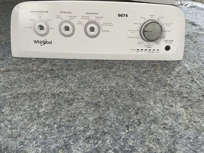 #ad W10405141W11476577 Whirlpool Amana Washer Control Panel $198.00
