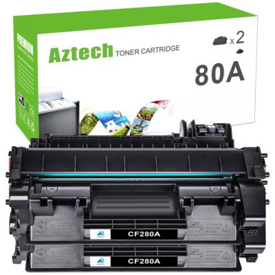 2x Toner für Kompatibel HP 80A LaserJet Pro 400 M401n M401a M401dne M401dw 