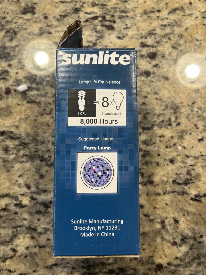 Sunlight 20W UV Black Light Spiral CFL Fluorescent Light Bulb - E26 - 05439 - Image 2 of 4