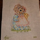 Sweet Little Bunny Needlepoint Canvas By Heidi Stanley