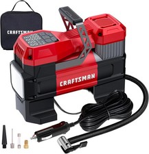 Craftsman Portable 12v Tire Inflator With Digital Gauge Auto Shut-off