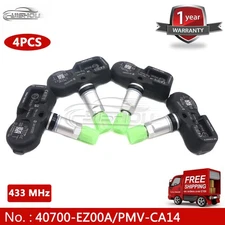 4PCS 40700-EZ00A 433Mhz NEW TPMS TIRE PRESSURE SENSOR For Nissan Titan XD 16-21
