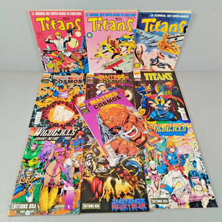 Lot 10 BD MARVEL Comics MAITRES Du COSMOS Titans WildCats Thor Thanos D'3