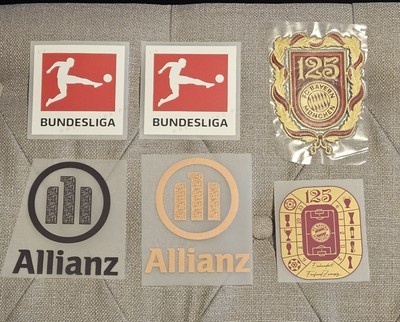 BAYERN MUNCHEN MUNICH BUNDESLIGA SET 125 TROPHIES BADGE SLEEVE SPONSOR #72