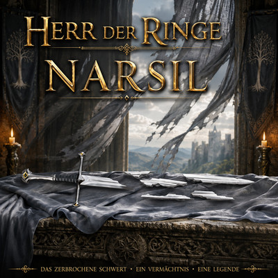 NEU Herr der Ringe zerbrochene Klinge NARSIL Elendil für Sammler Cosplay Deko