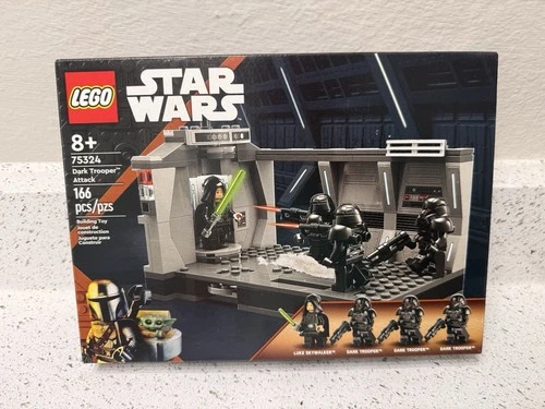 LEGO Star Wars Dark Trooper Attack 75324 The Mandalorian Set New/Open Box 166 pc