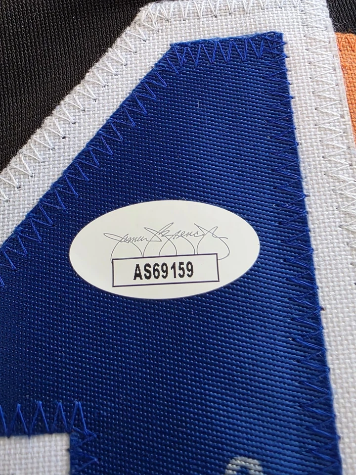 Mookie Wilson Autographed/Signed Jersey JSA COA Custom Black Jersey - Image 3 of 4