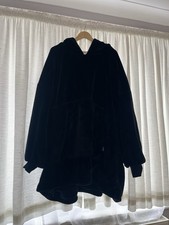 The Oodie Black Hoodie Blanket Original Hoodie One Size