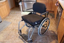 Tilite Aero 20" x 20" wheelchair rigid  Used  color titanium gray SEAT PAN LOOK