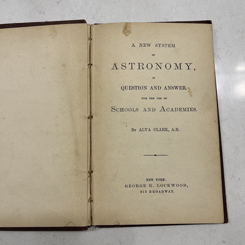 Astronomy In Question And Answer By Alva Clark