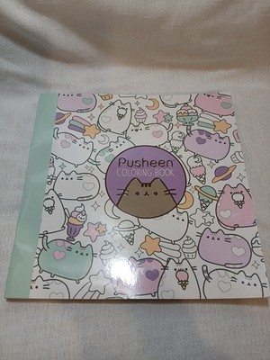 Pusheen the Cat BIG Coloring Book 96 Pages BRAND NEW Kawaii Cute Adorable Gift