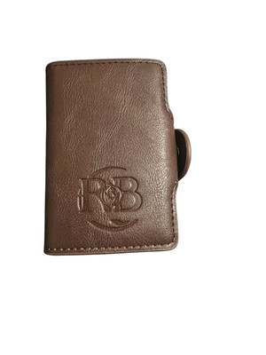 RB Pure Leather Pop Up Easy Access Men s Wallet| Two Aluminum Blocking RFID