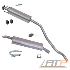 AUSPUFFANLAGE MITTEL ENDSCHALLDÄMPFER FÜR OPEL ASTRA F Caravan Van 1.4 - 2.0