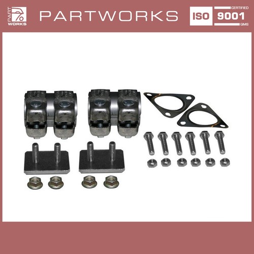 Montagesatz Katalysator für PORSCHE Boxster 986 2.5 Auspuff Schellen