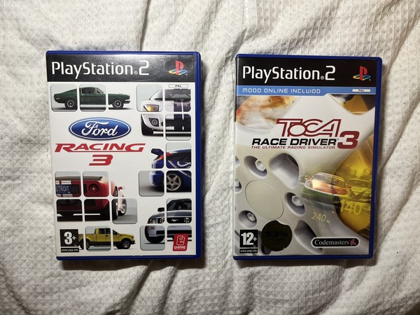 Lote juegos ps2 PAL España Ford Racing 3 + Toca Rice Driver 3