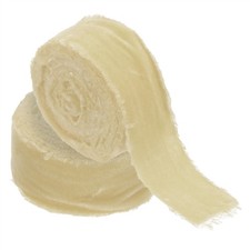 2Roll Velvet Ribbon 1-1/2"x3Yd Handmade Frayed Vintage Ribbons Skin