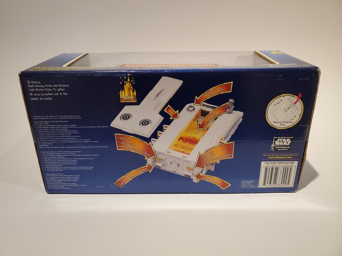 【激レア】Starspeeder 3000 海外ディズニーランド限定品 Star Wars Star Tours Starspeeder 3000 Disney Parks Exclusive 2002